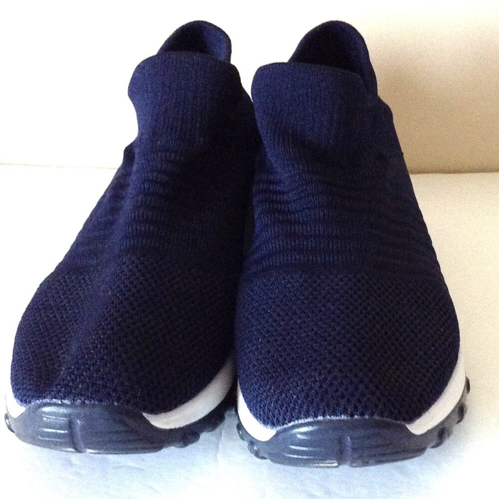 Women Slip On Sock Sneakers Comfortable Stretchy Size 39 Walking Sports - Picture 6 of 7